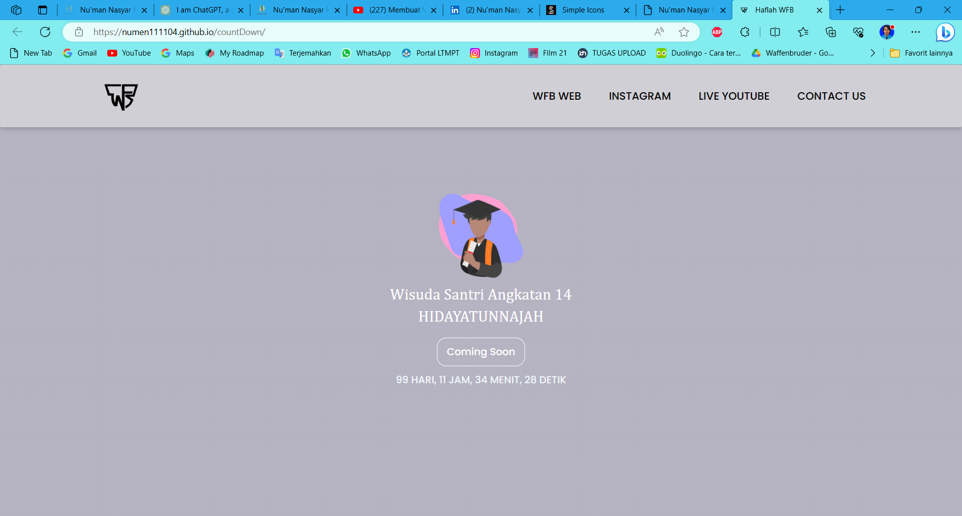 Tribute Page